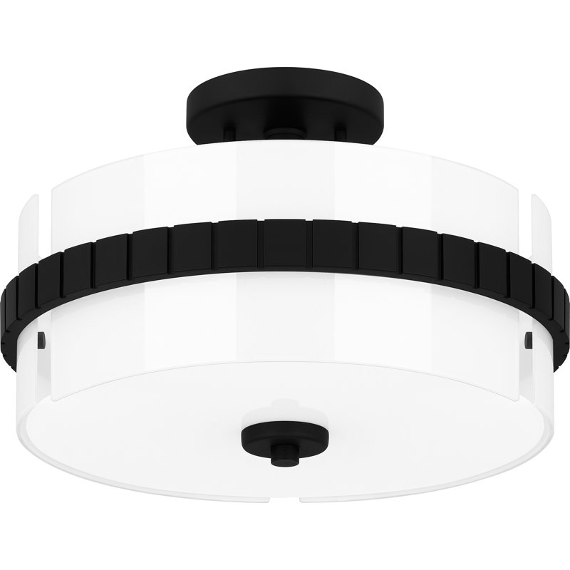 Plafonnier semi-encastré 2 lumières Debarata