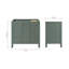 Cambridge Left Offset 36" Single Bathroom Vanity Base Only-1355834974