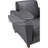Accession Leather Seat Reception Chair with Frame