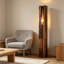 Lampes sur pied rectangulaires en bois massif