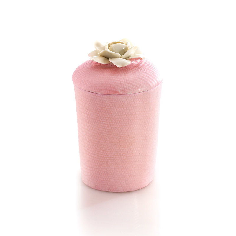 Bougie parfumée Portofino Camelia, Rose et blanc