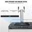 Beer Kegerator Draft Beer Dispenser Full Size Keg Refrigerator Dual Tap
