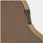 Miroir arqué en bois 30 x 1,5 x 55 pouces avec cadre unique