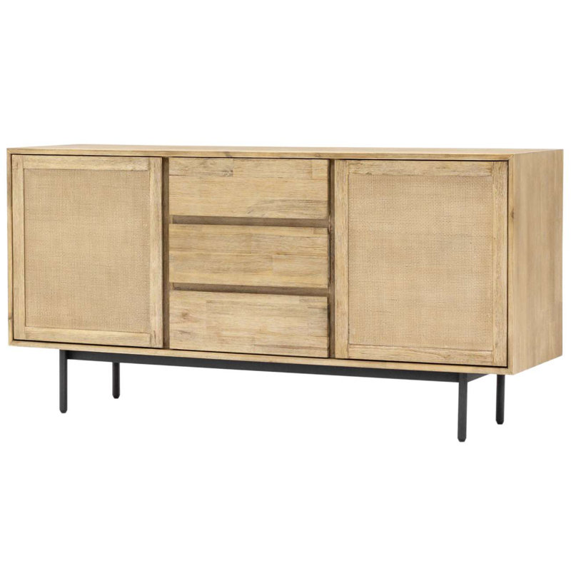 Maddox Solid Wood Coffee Table with Storage
