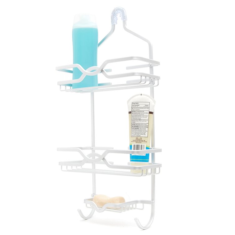 Wayfair Basics Betterton Medium 2-Tier Rust-proof Plastic Hanging Shower Caddy Wayfair Basics