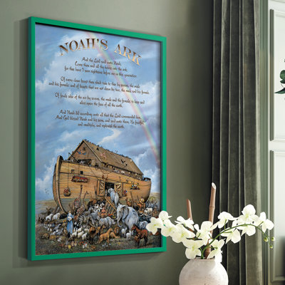 Noah's Ark Genesis Framed Print - Solid Wood