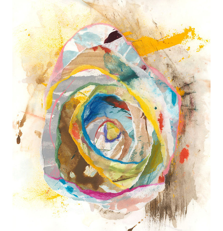 Rose Gardern II Painting by Jean Kenna, Image Brush Gel
