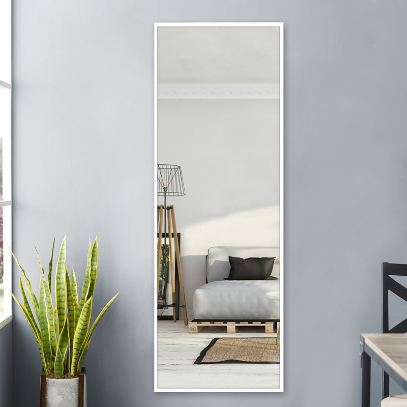 Miroir pleine grandeur Betzalel, Blanc, 65 po x 21 po