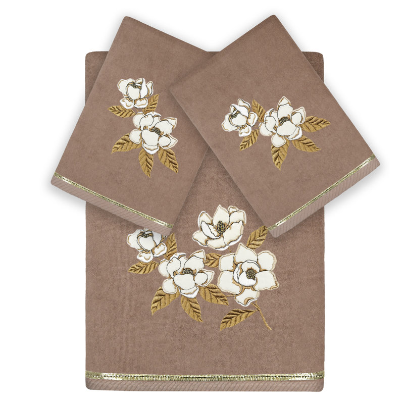  3 Piece Towel Set, Cocoa