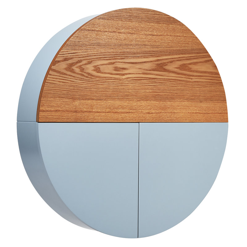 Coiffeuse avec miroir Southwick, gris