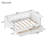 Twin Size Wood Platform Bed for Kids, Wood Low Profile Twin Bed with Rails for Girls and Boys, White-194507873-194507879