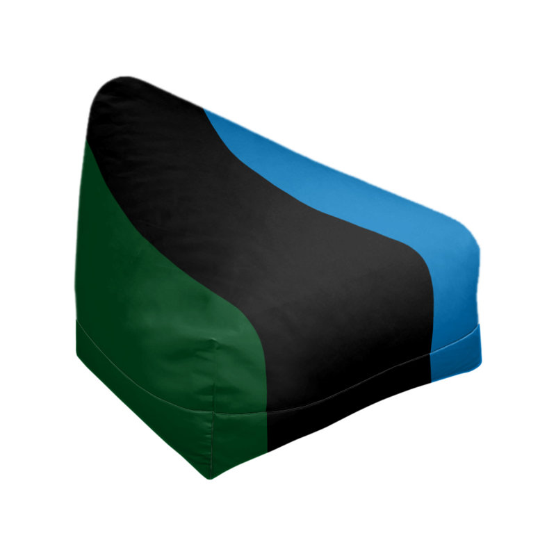 Fauteuil à billes Washington, Vert de Good Land / noir / bleu des Grands Lacs, 27 po x 27 po x 30 po