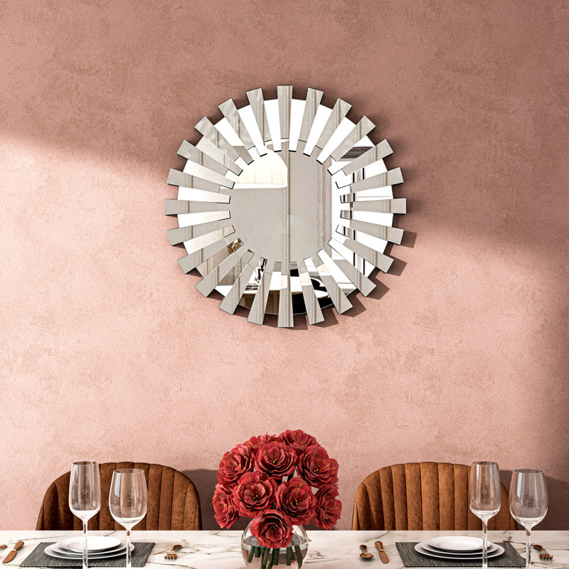 Miroir mural Freelon, 23,6 po x 23,6 po