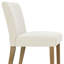 Chaises de salle à manger rembourrées en bois massif à hauteur d'assise 18,5 po-561209200