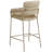 Yara Beige Velvet Counter Stool-75000047