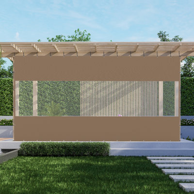 Domi Louvered Polyethylene Plastic Side Wall