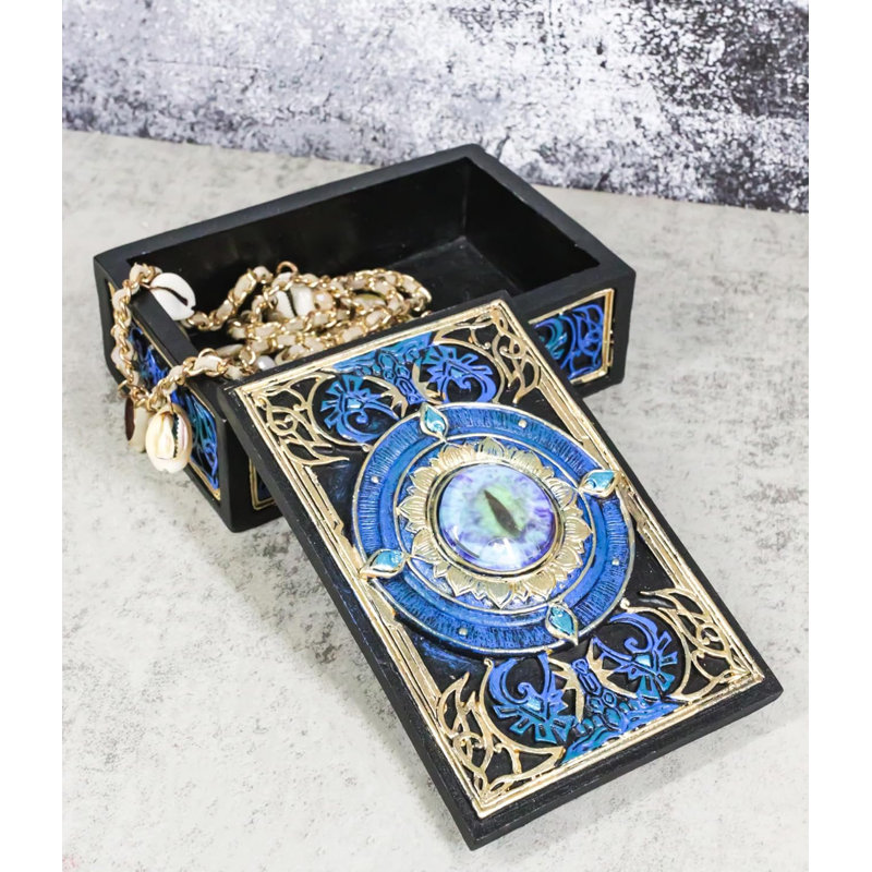Boîte de bibelot pour cartes de tarot de la mythologie antique Wicca