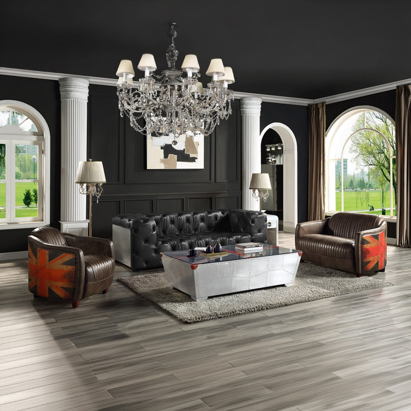 Leather Configurable Living Room Set