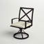 Chaise de terrasse avec coussin Mulcahey-1521244523