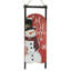 Décoration murale traîneau bonhomme de neige