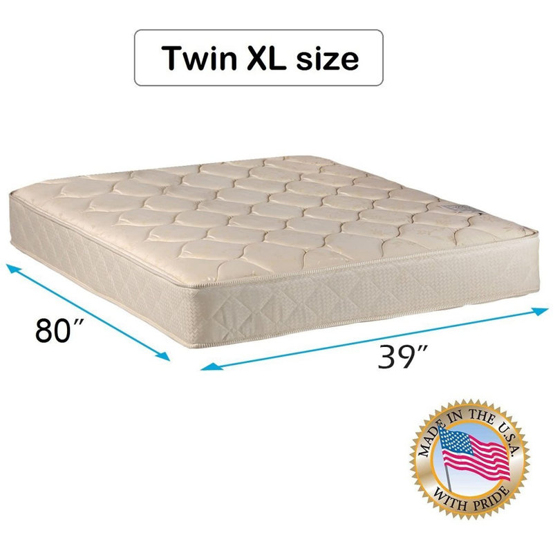 Mccready Two-Sided 9" Firm Innerspring Mattress, Twin XL