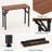 35.8'' Folding Computer Desk, Compact Storage Design