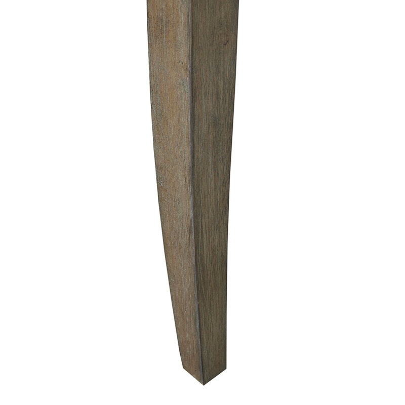 Chaise de salle à manger rembourrée avec dossier à oreilles pour la maison, teinte grise, pieds de table en bois massif, pieds, mobilier moderne