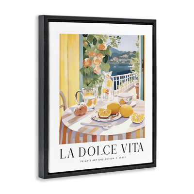 Art mural classique sur toile encadrée flottante, vue par Classic