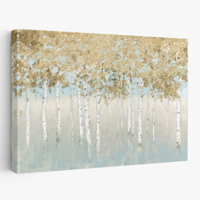 Bark And Birch Shimmering Forest Art