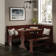 Heartlynn Classic Mahogany Finish Wooden Breakfast Nook With Hidden Storage Includes Corner Bench Dining Table And Bench