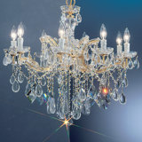 Gresham 8 - Light Glass Dimmable Classic / Traditional Chandelier