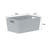 Wham 4.02 Studio Basket Rectangular Pack of 5 Cool Grey
