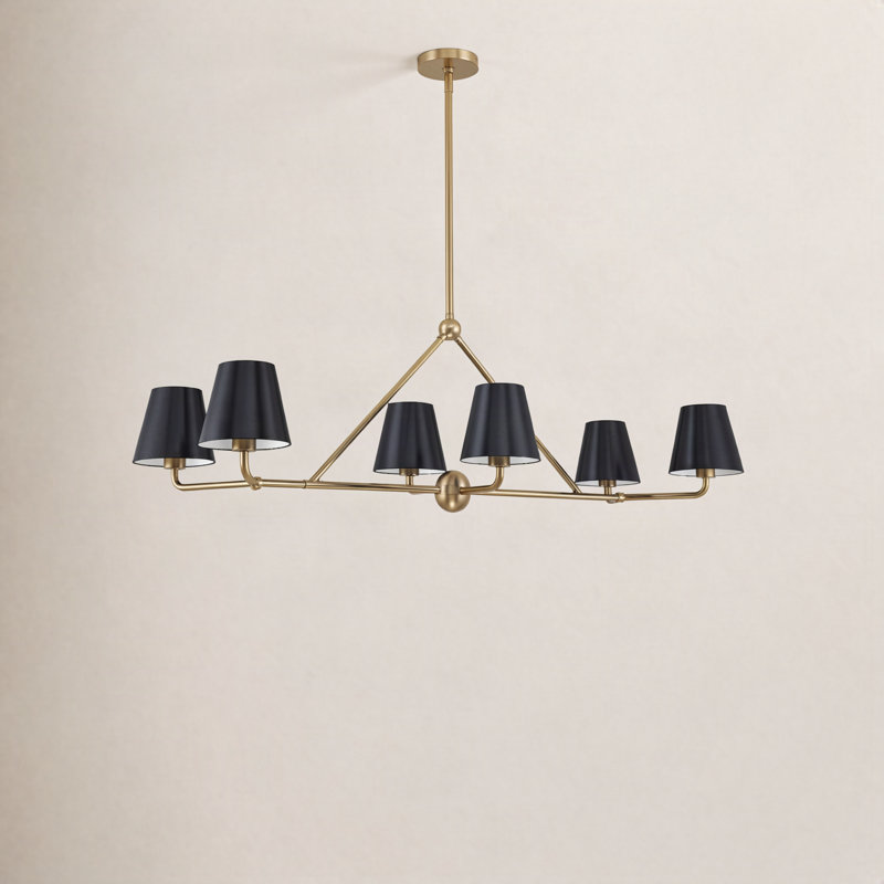 Kinston 6-Light Chandelier, Gold