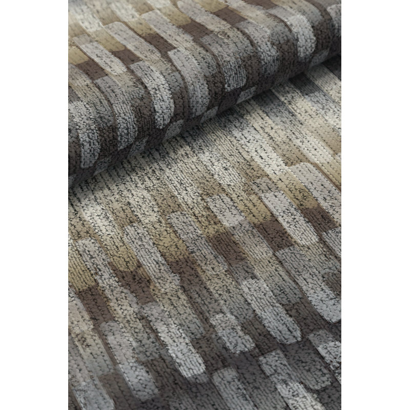 Aleman Striped Area Rug, Rectangle 160 x 230cm