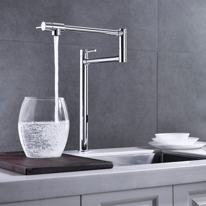 GAWEZA Kitchen Faucet, Chrome