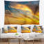 Tapisserie «Seashore Amazing Golden Sky at Sunset»-28508100