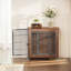 Caisse en bois pour chien avec cage-134285022