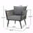 Outdoor Patio Chat Chair
