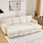 108.7" Upholstered U-Shaped Sectional Sofa Bed with Storage Pockets and USB Ports-1530706292