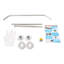 Corner Shower Curtain Rod for Bathroom Bathtub