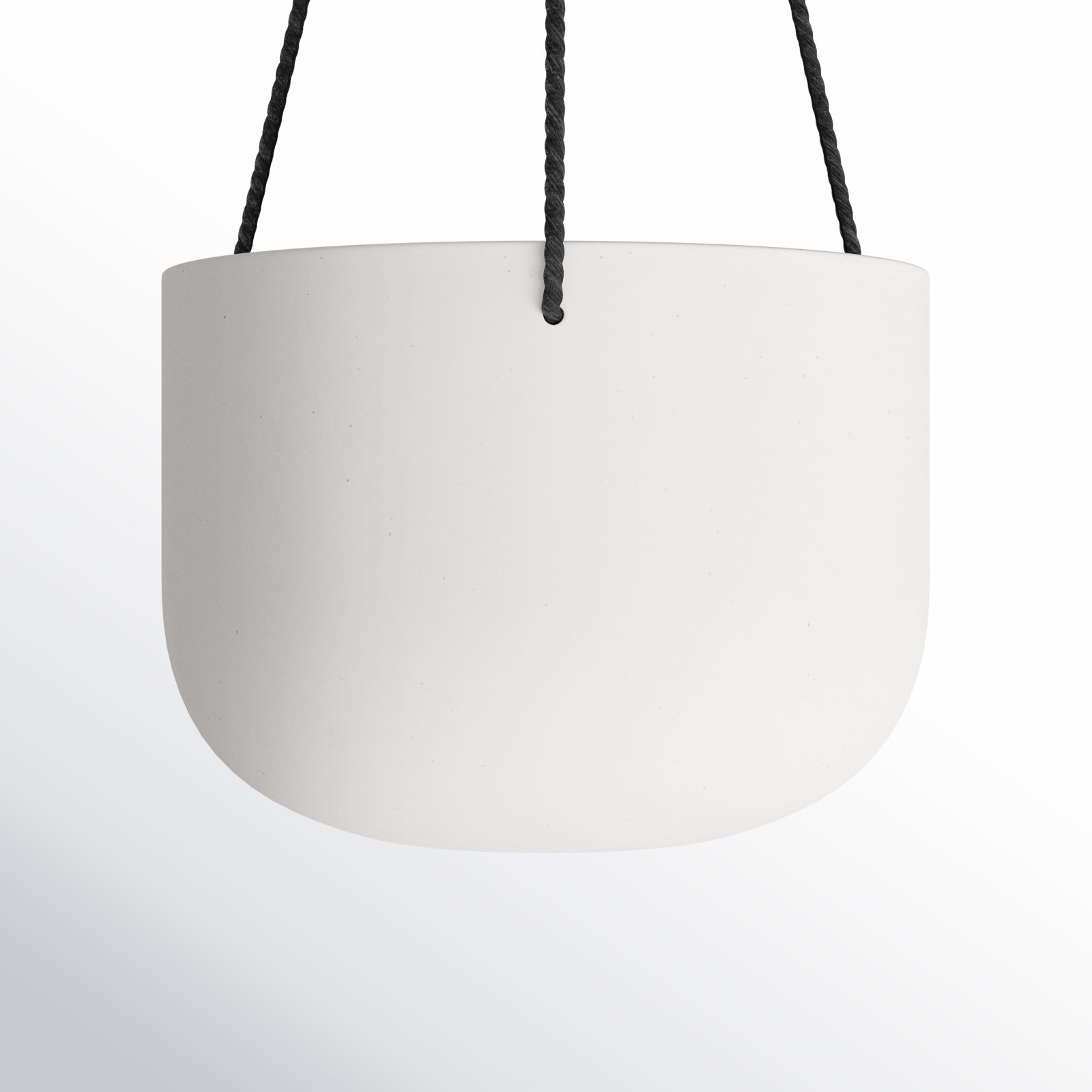 McGrath Hanging Planter, White
