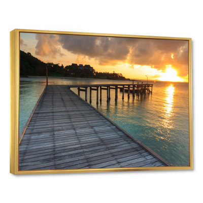 «Bridge Path To Morning Sun», reproduction sur toile