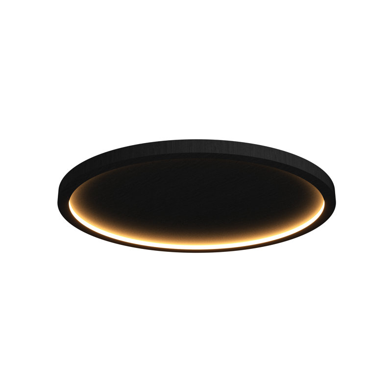 Naiá 1 - Light Flush Mount, 2.54" H x 13.46" W x 13.46" D, Organic Gray