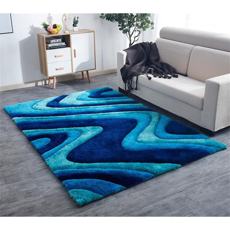"3D Shaggy" Hand Tufted Area Rug