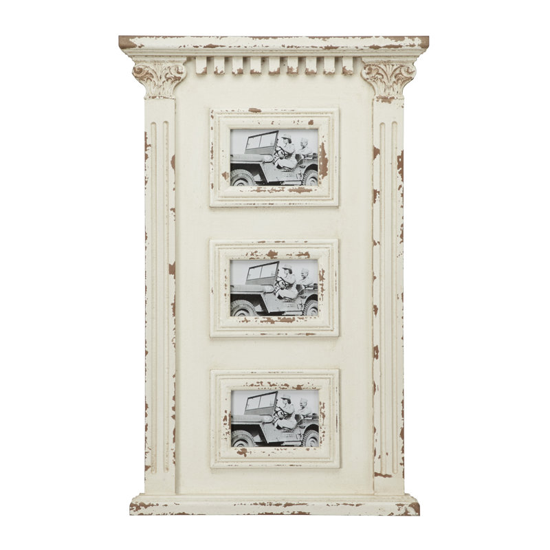Pharr White Embossed Picture Frame