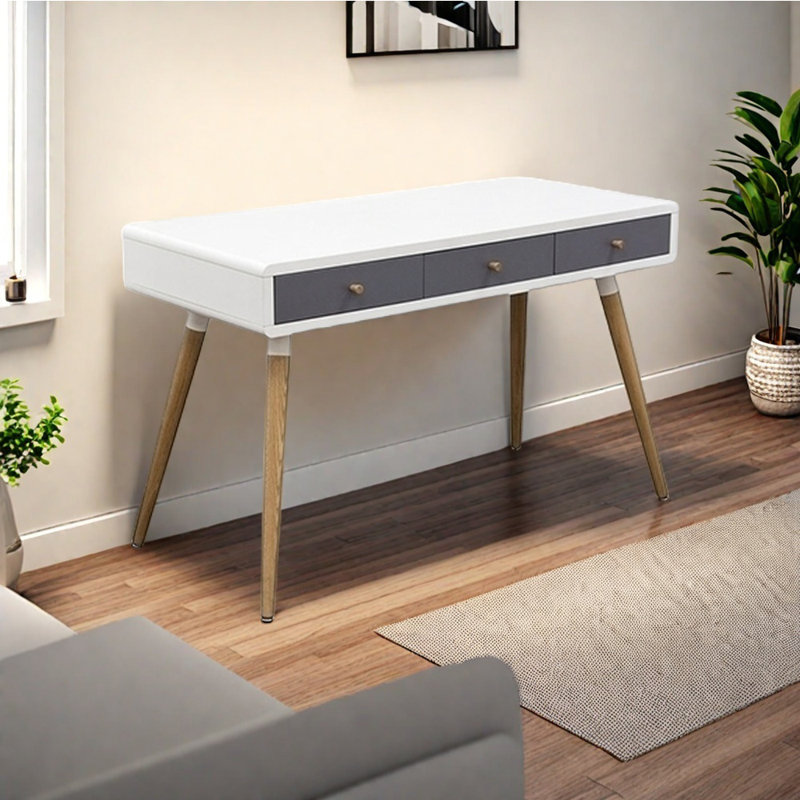Bureau simple de style européen, Blanc