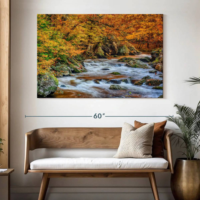 Alvord Smoky Mountain Stream, 34" H x 51" W