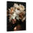 African American Canvas Black Woman Wall Art Flower Head Pictures Abstract Black Girl Painting For Bedroom Decor Frame(Woman 24.00" X 36.00")