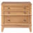 3-Drawer Side Table with Pine Wood and MDF for Living Room, Hallway, Entryway