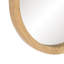 Solid Wood Round Mirror